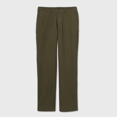 Men's Every Wear Straight Fit Chino Pants - Goodfellow & Co™ Green ...