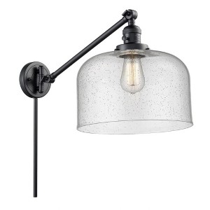 Bell - 1 Light Swing Arm Wall Sconce In Industrial Style-13 Inches Tall and 12 Inches Wide - 1 of 1