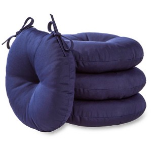 Kensington Garden 4pc 15"x15" Outdoor Bistro Chair Cushions - 1 of 4