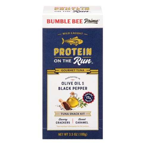 Bumble Bee Protein On the Run Olive Oil and Black Pepper Tuna - 3.5oz - image 1 of 4