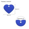 Unique Bargains Lightweight Necklace Bracelet Making Aluminum Blank Pet ID Tags 30 Pcs 1.5" - 2 of 4