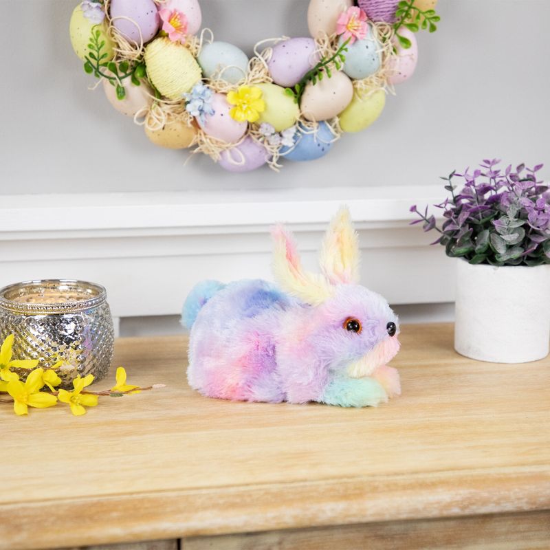 Northlight Plush Easter Bunny Tabletop Figurine - 7" - Multi-Color, 3 of 7