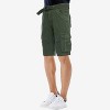 X RAY Men's Belted 12.5" Inseam Knee Length Cargo Shorts (plus size shorts in available) - 3 of 4