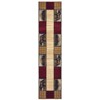 Weston Bear Plaid Border Area Rug Ivory - Captiv8e Designs - image 3 of 3