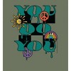 Positive Vibes You Do You Adult Long Sleeve Hoodie - 2 of 2