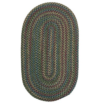 Colonial Mills Worley Oval Area Rug, 2X3, Dark Green
