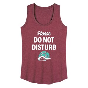 Women's - Instant Message - Please Do Not Disturb Graphic Racerback Tank - 1 of 4