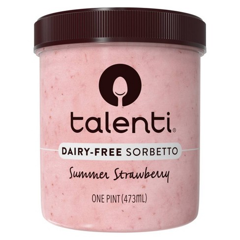 Talenti Summer Strawberry with Real Strawberries Dairy-Free Sorbetto - Frozen - 1 Pint - image 1 of 4