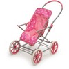 Badger Basket 3-in-1 Doll Carrier/Stroller - Pink & White Polka Dots - image 3 of 4