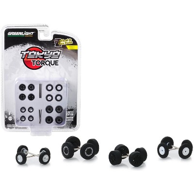 "Tokyo Torque" Wheels and Tires Multipack Set of 24 pieces "Wheel & Tire Packs" Series 2 1/64 by Greenlight