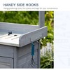 VYNXARIA  Outdoor Potting Bench ¨C Versatile Garden Work Station with Storage Cabinet & Steel Top! - 4 of 4