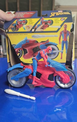 Arachno-moto lance-toile et figurine Spiderman - Marvel Hasbro