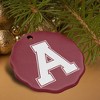 Alma College Primary Logo Porcelain Scalloped Holiday Christmas Tree Ornament - 4 of 4