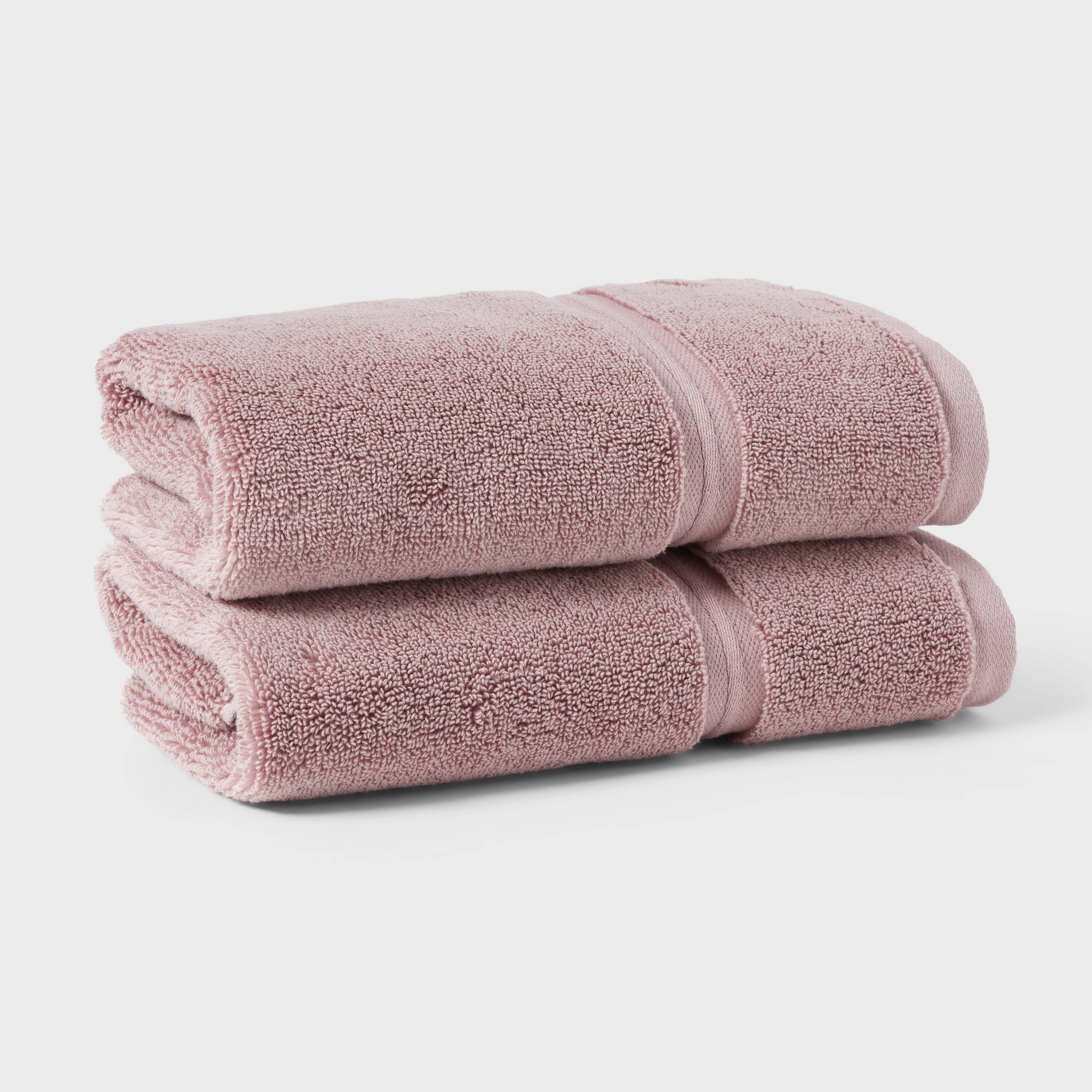 2pk Spa Plush Hand Towel Set Mauve - Threshold™