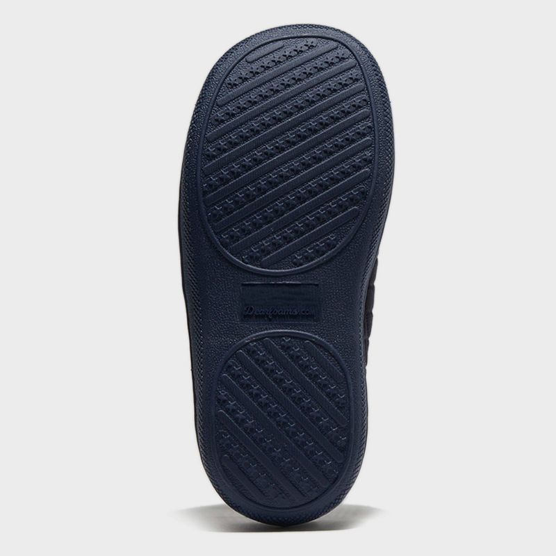 dluxe by dearfoams Kids' Dave Quilted Slide Slippers - Navy, 3 of 5