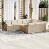 vidaXL Garden Sofa Set Beige - 2 of 4