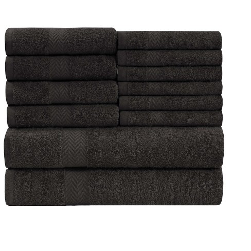 12pc Big Bundle Cotton Bath Towel Set : Target