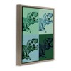 Stupell Industries Vintage Roaring T-Rex Dinosaur Floating Frame Canvas Art - 2 of 4