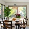 Rattan Shade Pendant Light,3-Lights Boho Chandelier,Ceiling Light Fixture -The Pop Home - 2 of 4