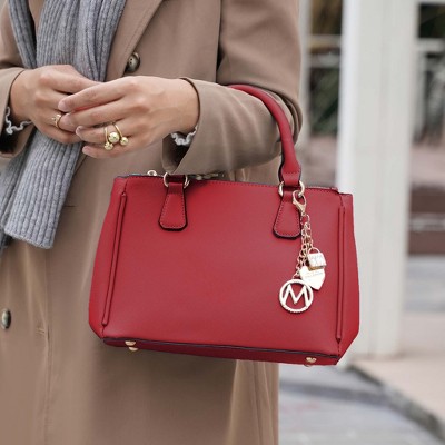 MKF Collection Satchel Bag for Women – Ruth Vegan Leather Handbag with Wallet, 2-Piece Set – — фото 3