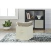 6 Pack Collapsible Cube Fabric Storage Bins (10.5" x 10.5") - 3 of 4