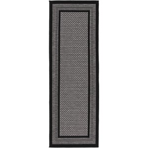 Unique Loom    Outdoor Border Multi Border Area Rug - 1 of 4
