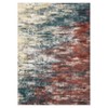 Modern Abstract Living Room Rug Washable Area Rugs for Bedroom - 4 of 4
