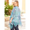 Catherines Women's Plus Size Seasonless Cascade Duster - 3 of 4