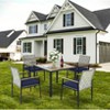 Dolonm All-Weather Patio SetAcacia Wood Table & Rattan Chairs, UV-Resistant for Outdoor Dining - 2 of 4