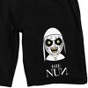 The Nun Chibi Graphic Men's Black Sleep Pajama Shorts - image 2 of 4