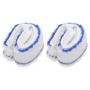 Unique Bargains Microfiber Window Glass Cleaning Scrubber Replacement Head 2 Pcs - 1 of 4