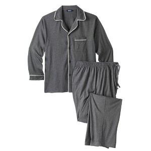 KingSize Men's Big & Tall Long Sleeve Pajama Set - 1 of 4