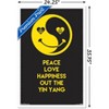 Trends International Peace Love Happy Framed Wall Poster Prints - 3 of 4