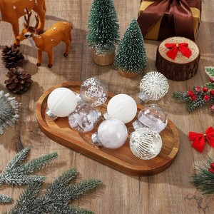 30 Pcs Christmas Ball Ornaments, 2.36 Inch/6 Cm Christmas Balls, Decorative Baubles, Shatterproof Christmas Tree Ball for Holiday Party Decoration - 1 of 4
