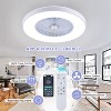 HUMHOLD 24 Inch Smart Modern Ceiling Fan with Lights and Remote/APP Control - 4 of 4