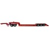 Heavy Equipment Lowboy Trailer with Jeep Red 1/87 (HO) Plastic Model by Promotex - 2 of 3