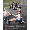 24V Go Kart for Kids 8+ Years,300W*2 Extra Powerful Motors,8.1MPH High Speed Drifting with Power Display - 4 of 4
