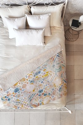 Jacqueline Maldonado Mosaic Mashup Fleece Blanket - Deny Designs