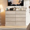 Jojoka 8-Drawer Dresser, Wooden Chest of Drawers with Spacious Top, Stylish Storage for Bedroom, Hallway, Living Room - 3 of 4