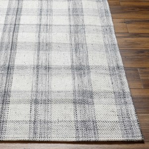 Hauteloom Nedaa Gray Plaid Area Rug - 1 of 4
