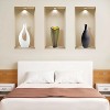 HomeRoots Set of Three Gia Faux Niche 3D Peel and Stick Wall Decals - 2 of 4