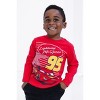 Disney Pixar Cars Lightning McQueen Tow Mater 2 Pack Long Sleeve T-Shirts Toddler to Big Kid - 2 of 4