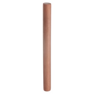 Unique Bargains Ebony Wood Cylindrical Smooth Non-Stick Small Kitchen Rolling Pins - 1 of 4