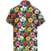 HAPPY BAY Men's Hawaiian Short Sleeve Button Down Shirt Floral Shirt Men Casual Vacation Summer Tropical Island Shirts for Men Funny - 2 of 4