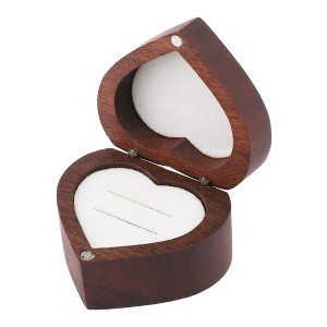 REGALWOVEN Heart Shaped Modern Storage Jewelry Boxes - 1 of 4