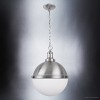 Urban Ambiance Luxury Modern Farmhouse Pendant,  17''H x 12''W,  Brushed Nickel Finish, ULB2001 - 4 of 4