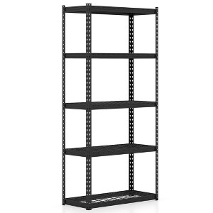Tangkula 5-Tier Storage Shelf Heavy Duty Storage Utility Rack Shelf w/Anti-tipping Device - 1 of 4
