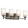 Kichler Lighting Shailene 4 - Light Vanity in  Olde Bronze - 3 of 3
