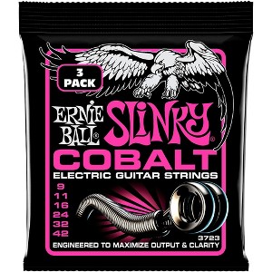 Ernie Ball Super Slinky Cobalt Electric Guitar Strings 3 Pack 09 - 42 - 1 of 2