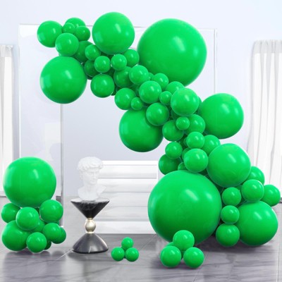 PartyWoo Balloons Malachite Green Clover 36 18 12 10 5 Inch 100 pcs